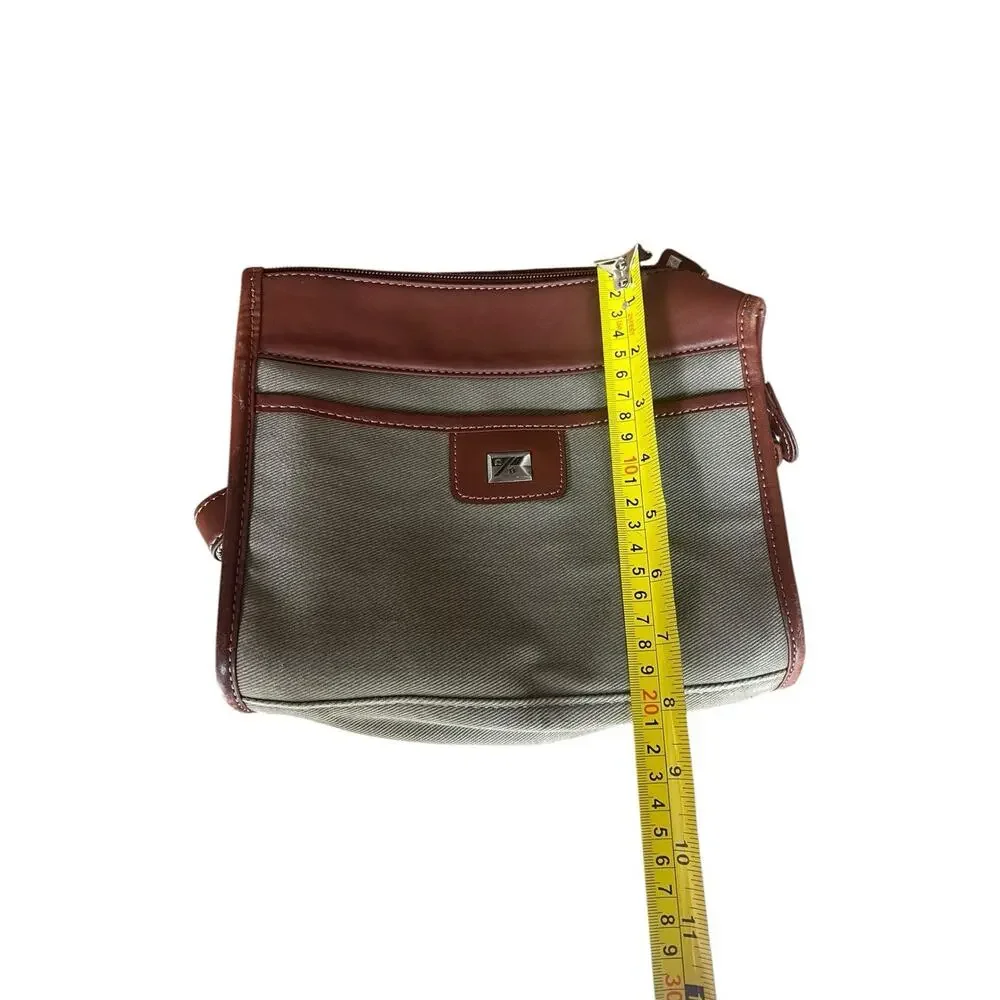 Cutter & Buck Leather And Canvas Duffel Bag Excellent Condition With Travel Bag